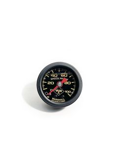 Fuel Pressure Gauge 0-100 psi Liquid Filled Shock Proof