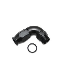 Vibrant -6AN To -8ORB 90 Degree Hose End Fitting For PTFE Hose