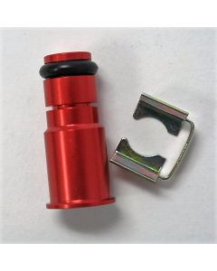 Injector Tall Height Adapter 14mm 1 Inch-Red