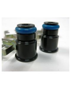 Injector Short Height Adapter 14mm w/o-ring 1/2 inch-Black