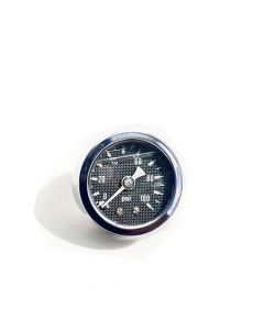 Fuel Pressure Gauge 0-100psi Carbon Face